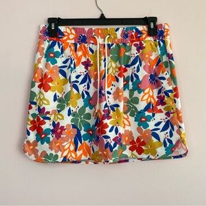 NEW St John’s Bay Floral Summer/Spring Skort size Medium